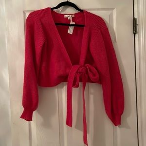 DoubleTheLove Knit Wrap Sweater